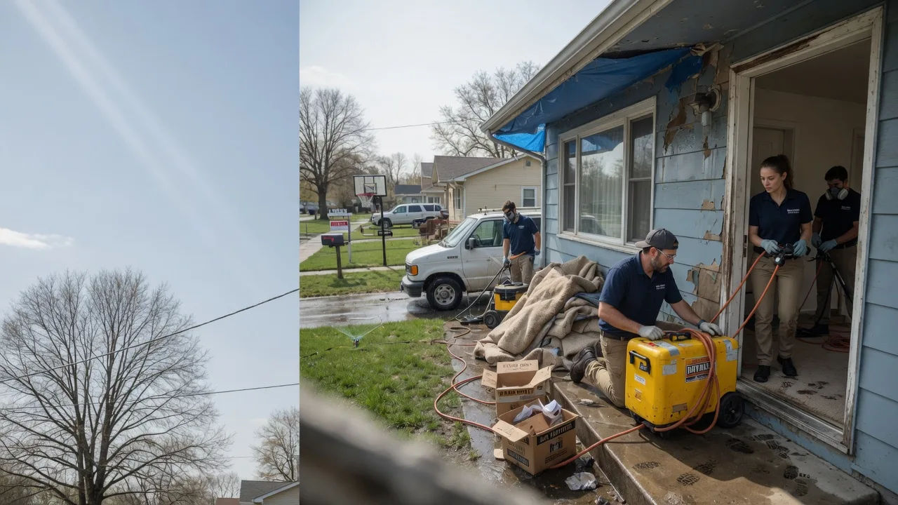 Basement Flood Cleanup in Guysville, OH near me